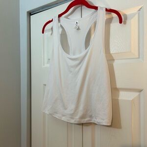 90 Degree by Reflex White Racerback Athletic Tank Top XL